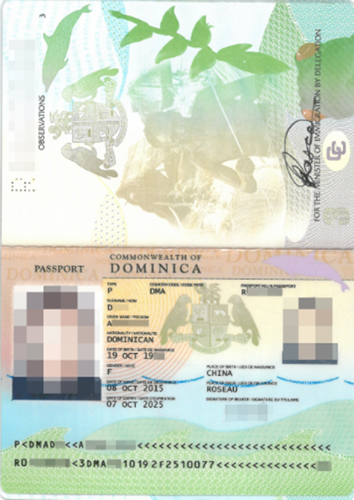 多米尼克 史上最快的护照