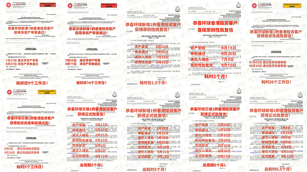 环球出国香港投资项目成功案例